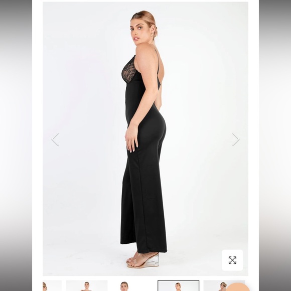 LACE DETAIL JUMPSUIT - Picture 4 of 5